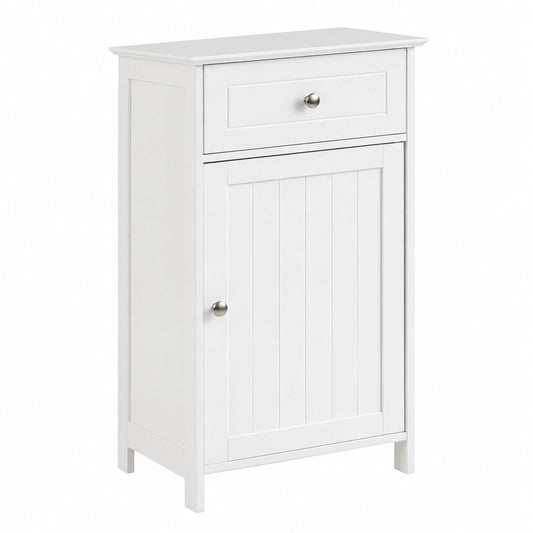 Armoire, avec rangement, avec tiroirs, avec portes, coloris blanc, 43 x 34 x 77 cm, pour la chambre