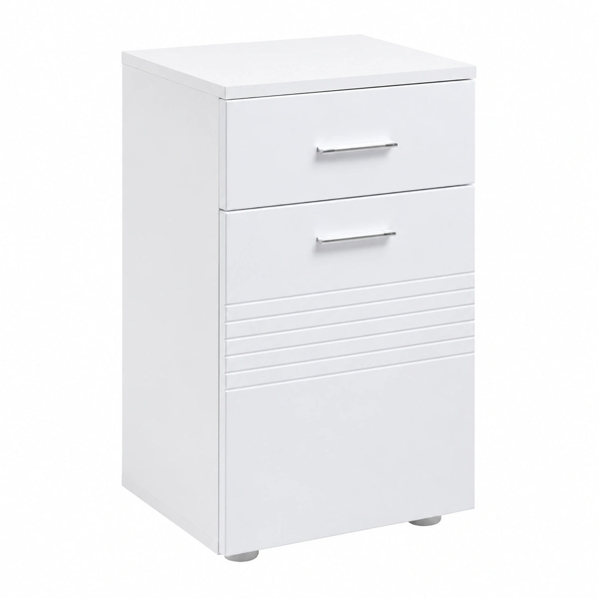 Ensemble de meubles de salle de bain, avec portes, coloris blanc, pour la salle de bain