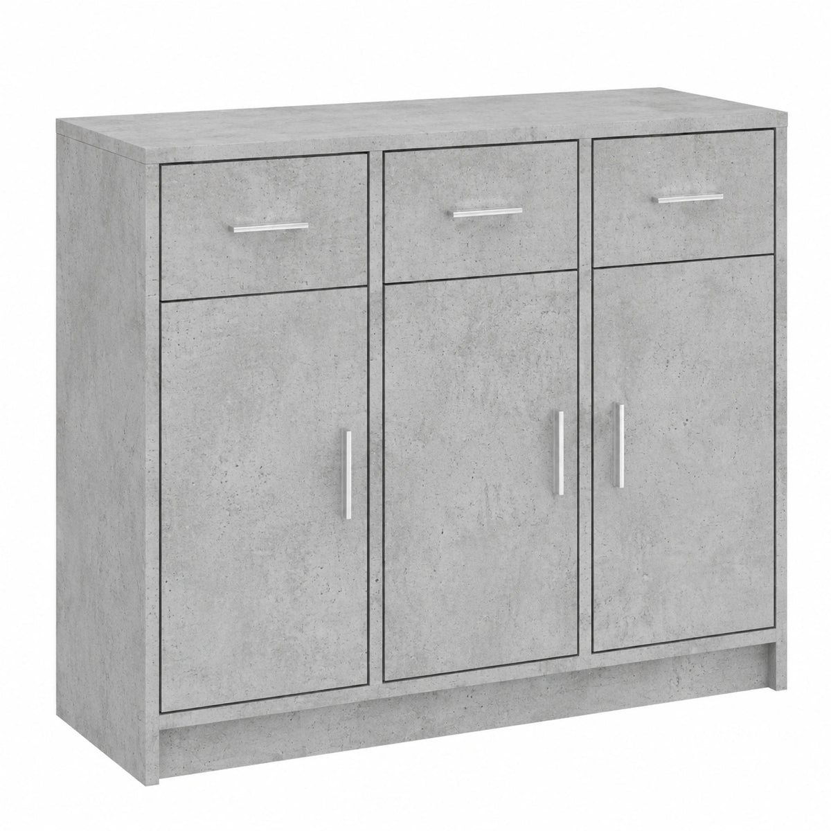 Armoire, avec rangement, avec portes, coloris gris, pour la chambre