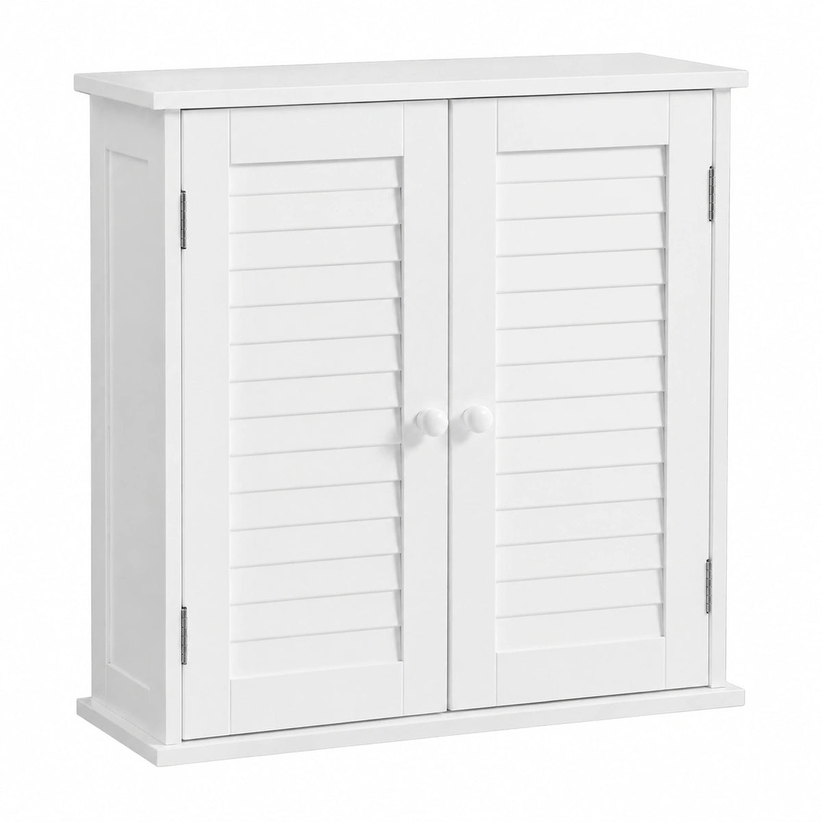 Ensemble de meubles de salle de bain, avec portes, coloris blanc, pour la salle de bain