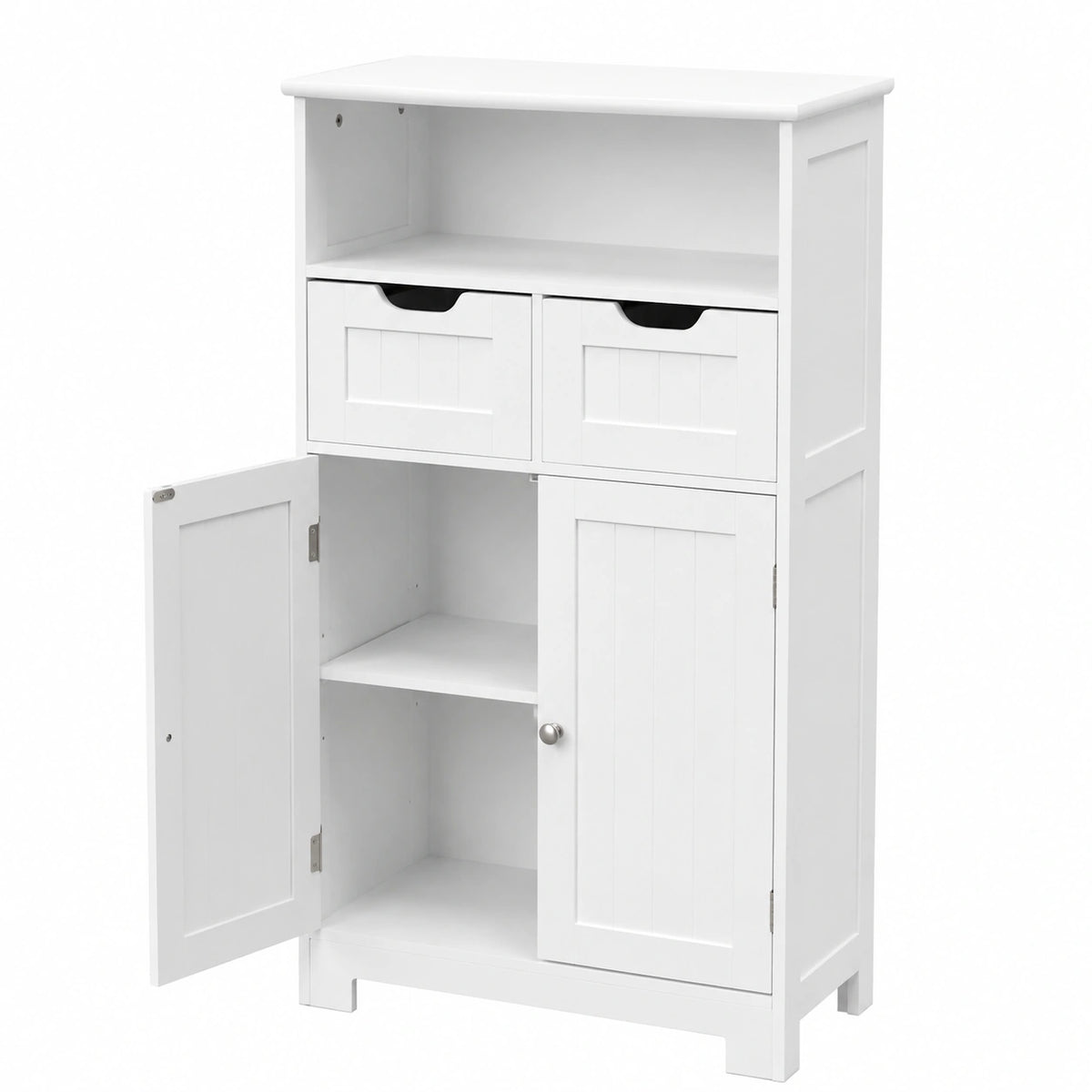Armoire, réglable, avec rangement, avec tiroirs, coloris blanc, 60 x 30 x 109 cm, pour la chambre