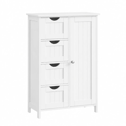 Armoire, réglable, avec rangement, avec tiroirs, 30 x 55 x 82 cm, coloris blanc, pour la chambre
