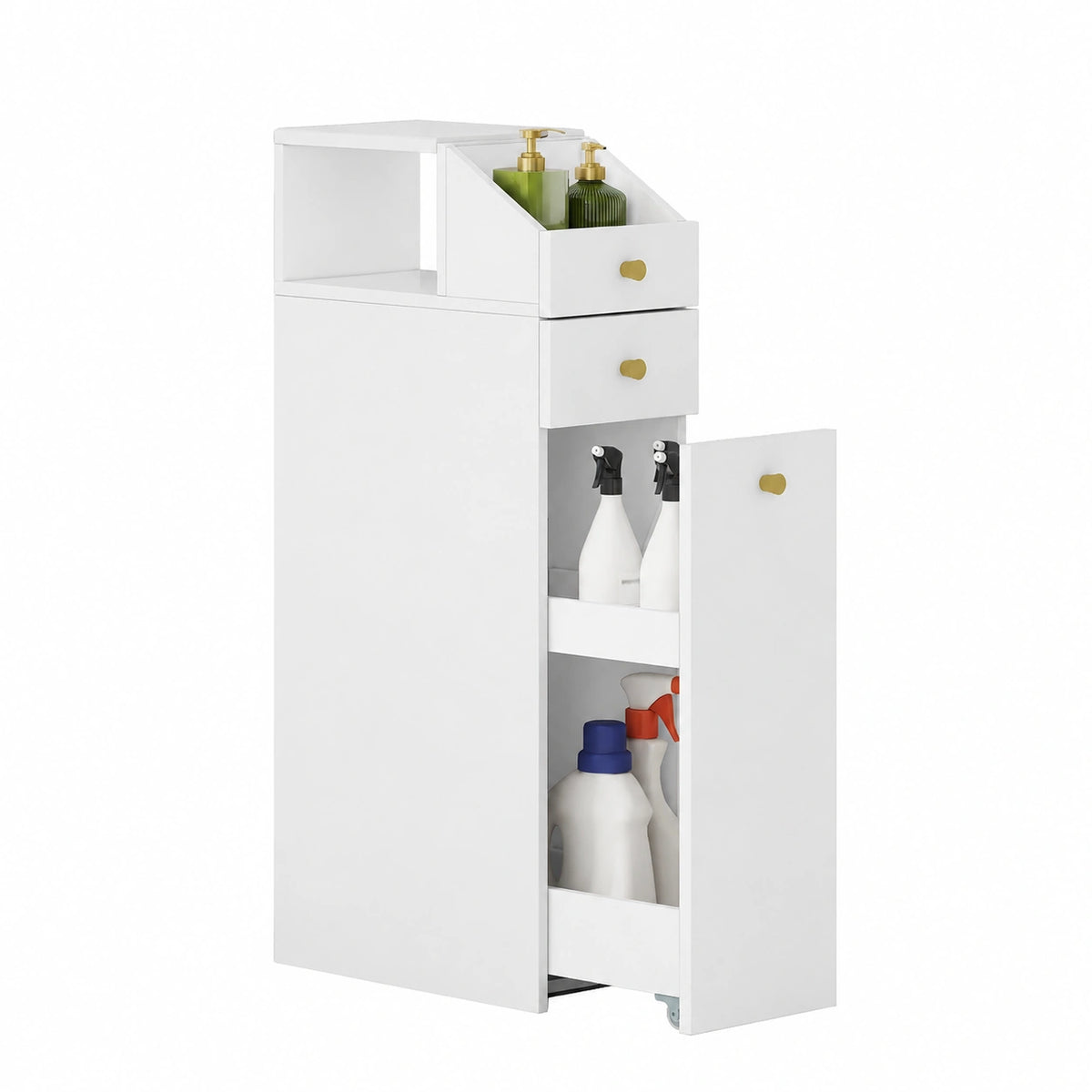 Armoire, avec rangement, coloris blanc, pour la chambre
